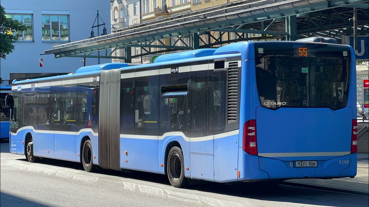 #424 Mercedes-Benz Citaro C2 G Hybrid | Kickdown + Lauter Hydrolüfter |MVG München 