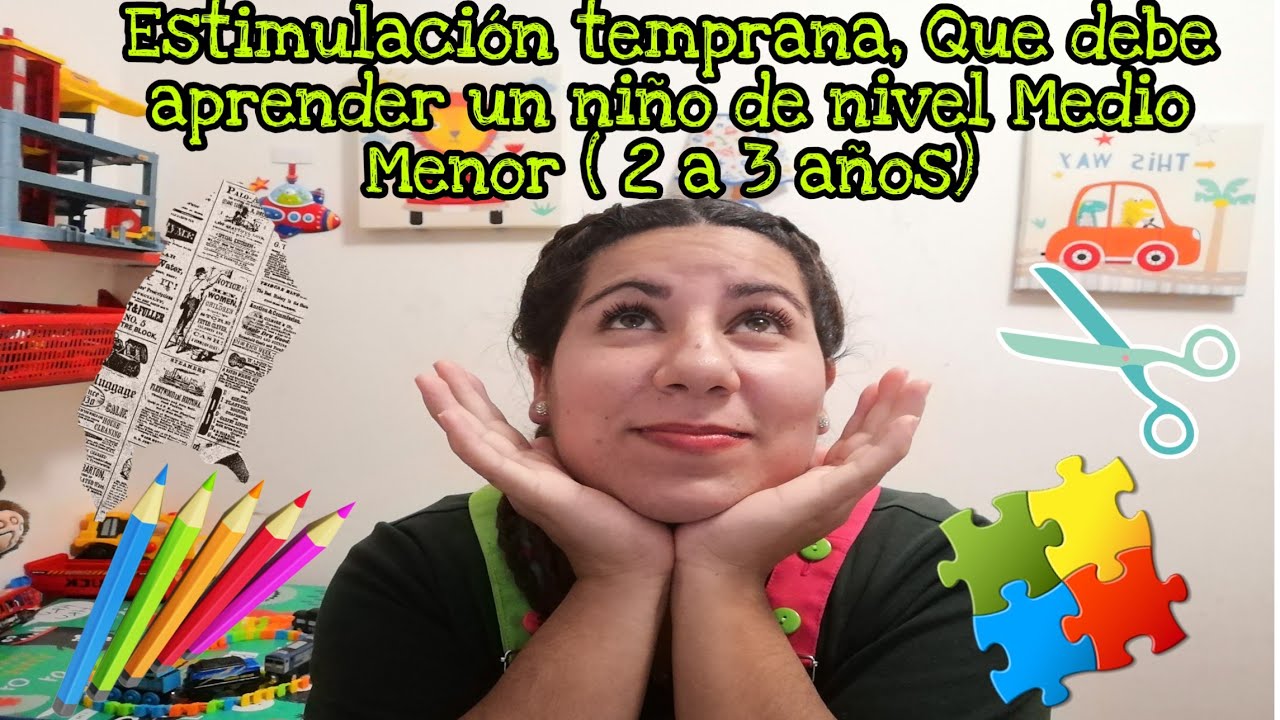 Estimulación temprana. ¿Qué debe aprender un niño/a de nivel Medio Menor (2 a 3 años)
