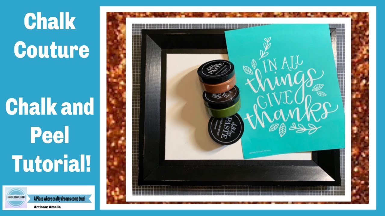 Chalk Couture~ Chalk and Peel Method
