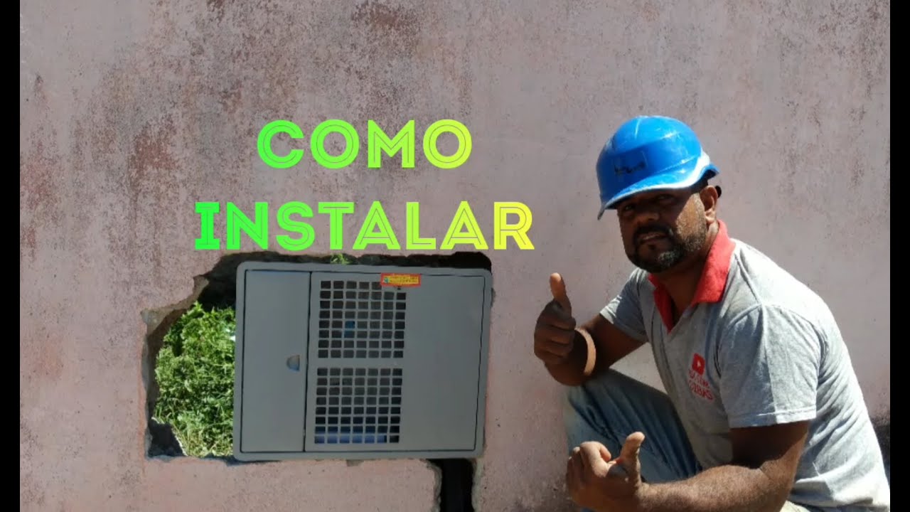 COMO INSTALAR CAIXA PARA HIDRÔMETRO( parte 1).