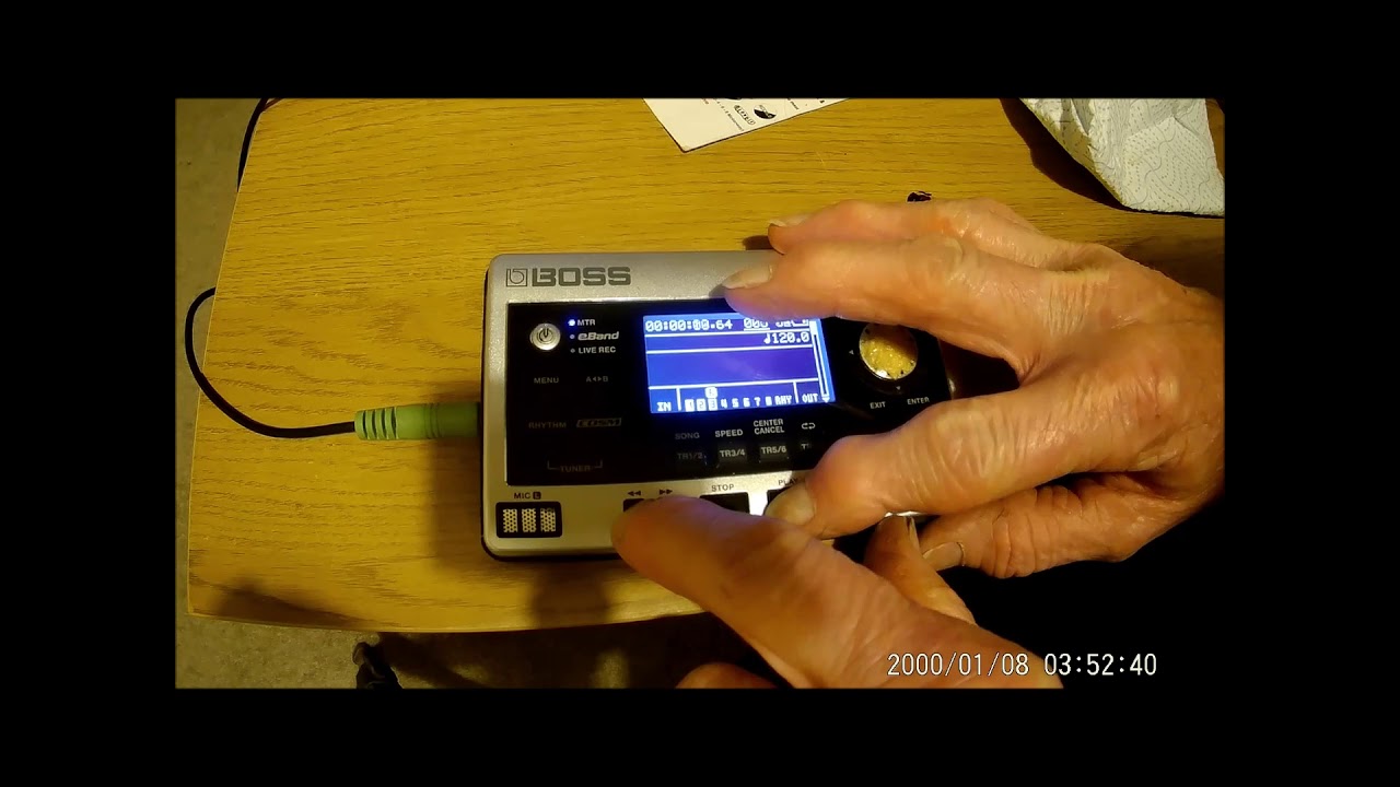 Multi track recording with the boss br 80