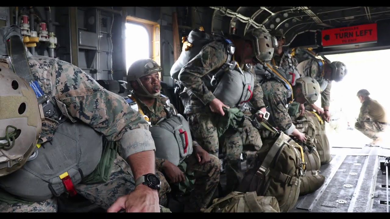 3rd Force Reconnaissance Company, 4th Marine Division, Airborne Operations, Camp Shelby, Mississippi