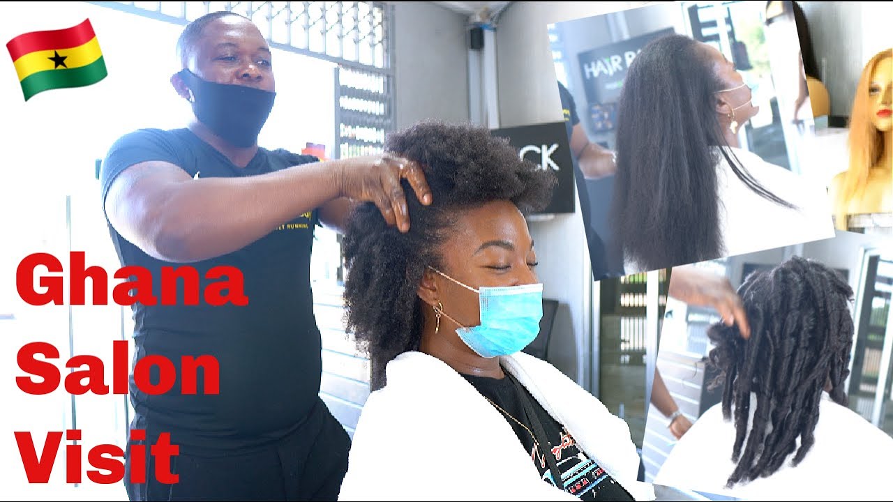 Accra, Ghana Natural Hair Salon Visit