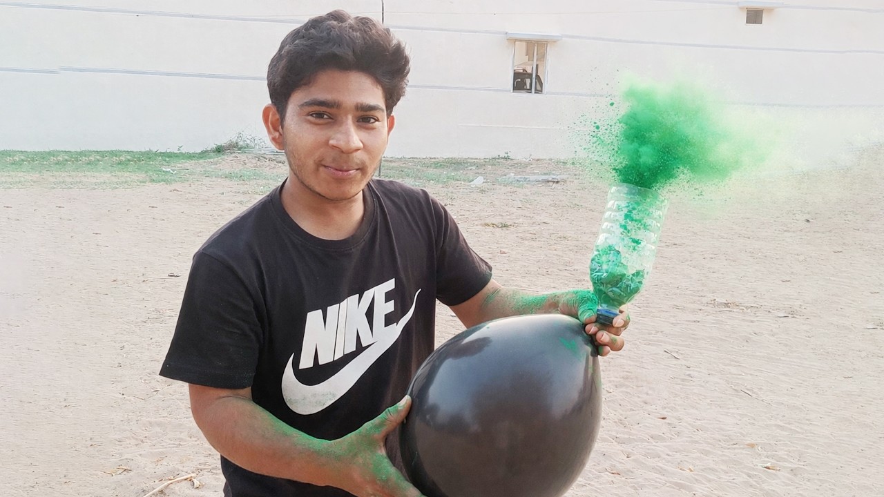 Desi Holi Machine with Balloon 😱 | होली का जबरदस्त जुगाड़