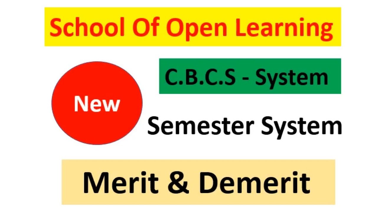 SOL CBCS System And Syllabus and semester system