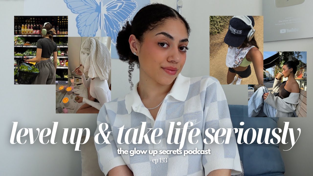 level up & take life SERIOUSLY *without burning out* 🎧 productivity, rest & glowing up ✨