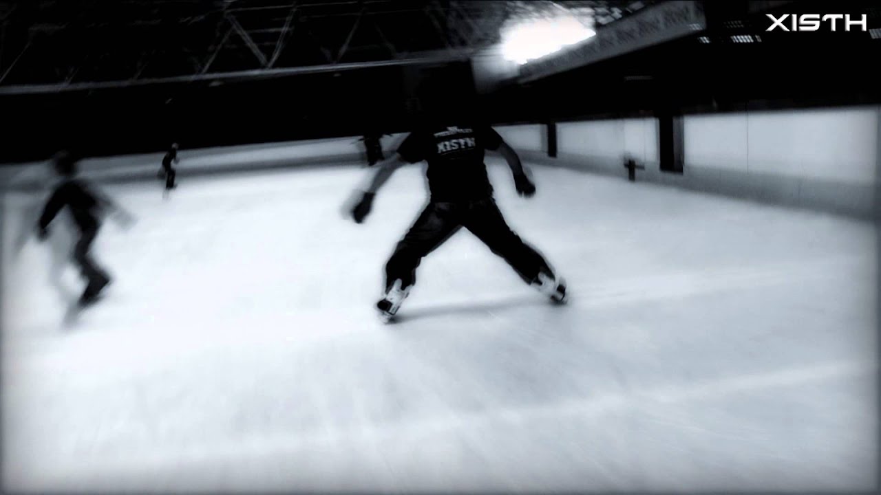 Freestyle Ice Skating tutorial - Trick: Crossed Bootslide - How to ice skate