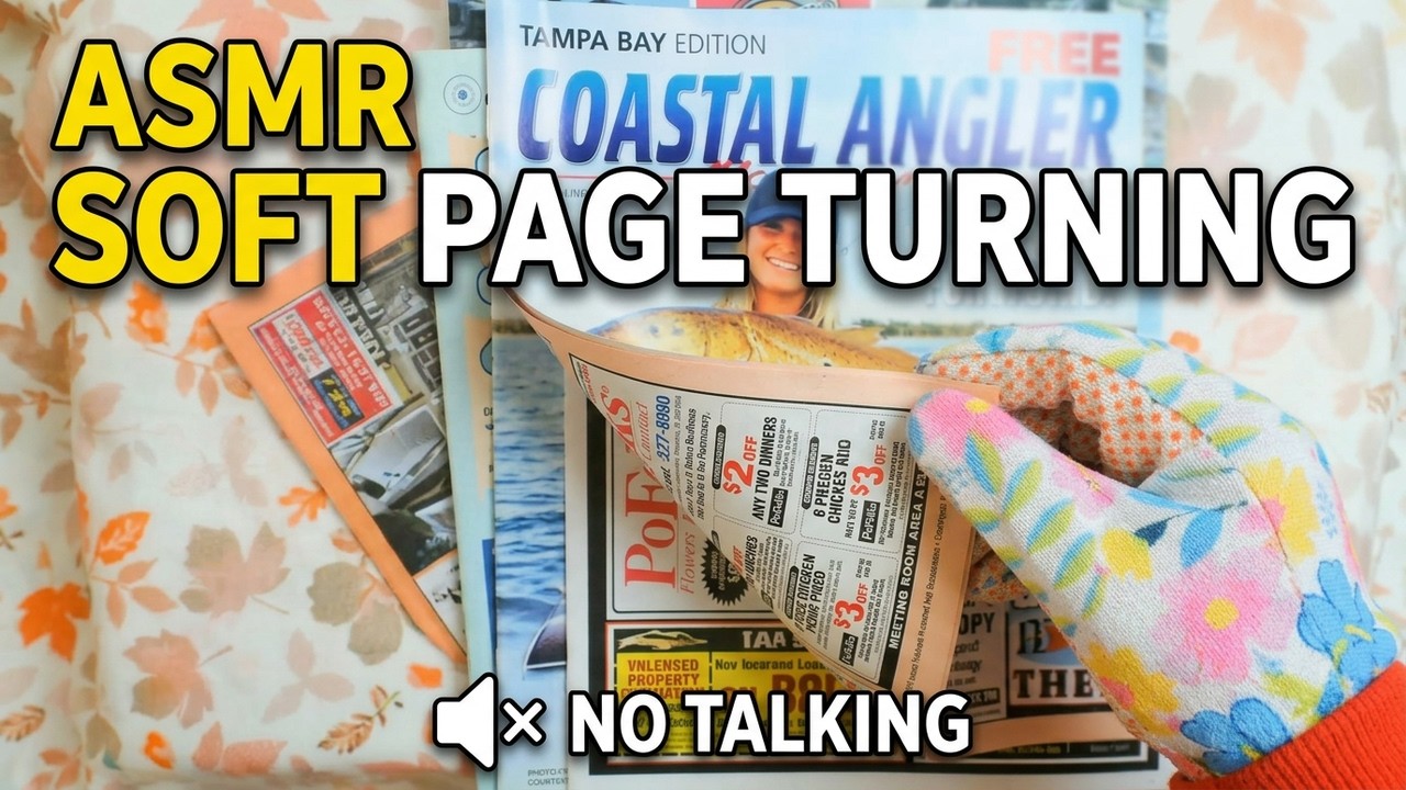 ASMR Soft Page Turning Newspaper(No Talking)