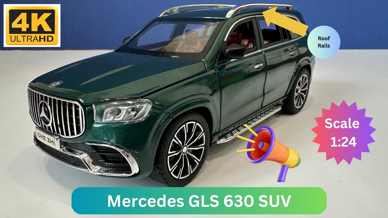 Mercedes :Unboxing of Mercedes GLS SUV Scale 1:24 Model