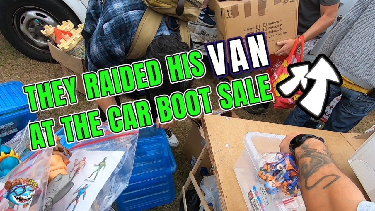 Car Boot Sale Mayhem! Vintage Toy Stall Gets CLEANED OUT in Minutes. Toy Hunting Madness!