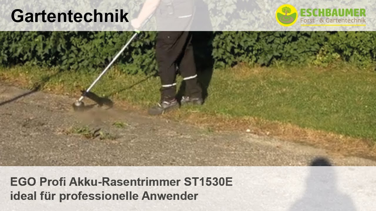 EGO Profi Akku-Rasentrimmer ST1530E ideal für professionelle Anwender