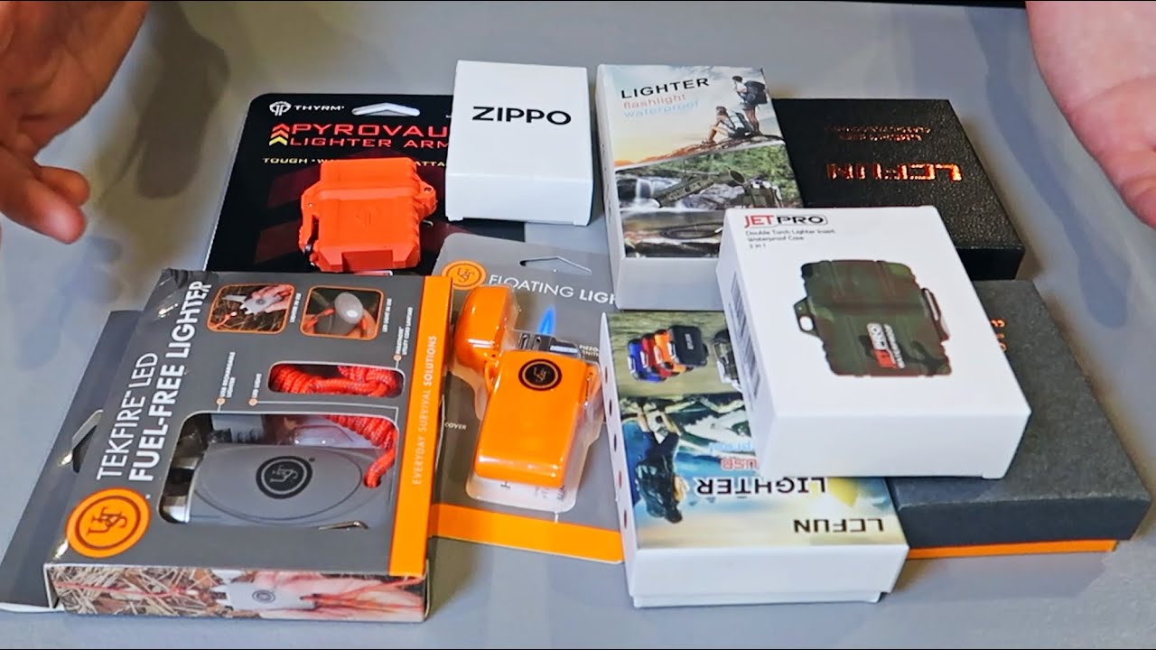 10 Survival Lighters Waterproof Test