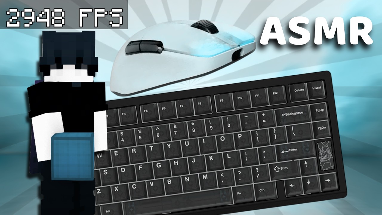 🎧 Satisfying Creamy Keyboard & Mouse ASMR ✨ |  Bedwars 🎮