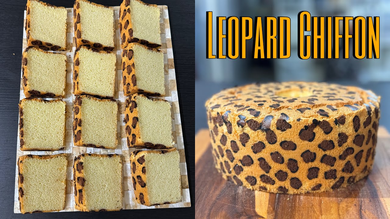 Leopard Chiffon Cake