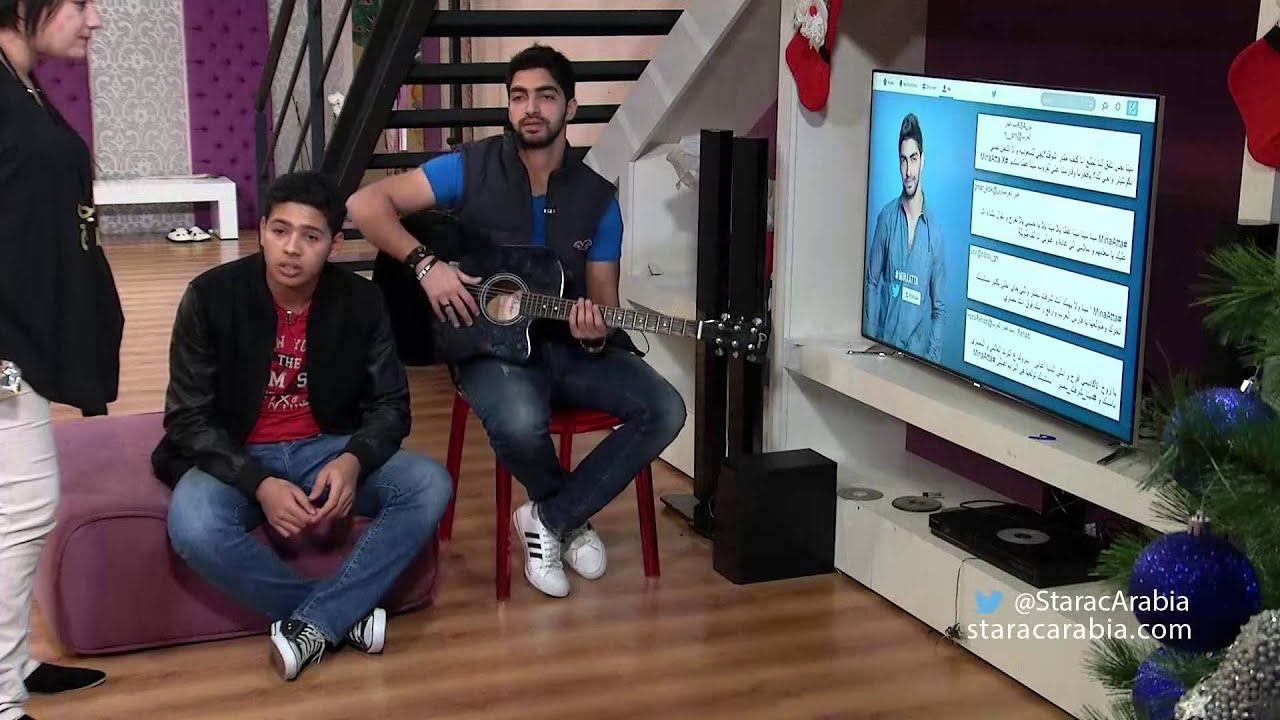 مينا عطا في جلسة السوشيال ميديا 21/12/2014 Twitter - ستار اكاديمي 10 - Mina Atta