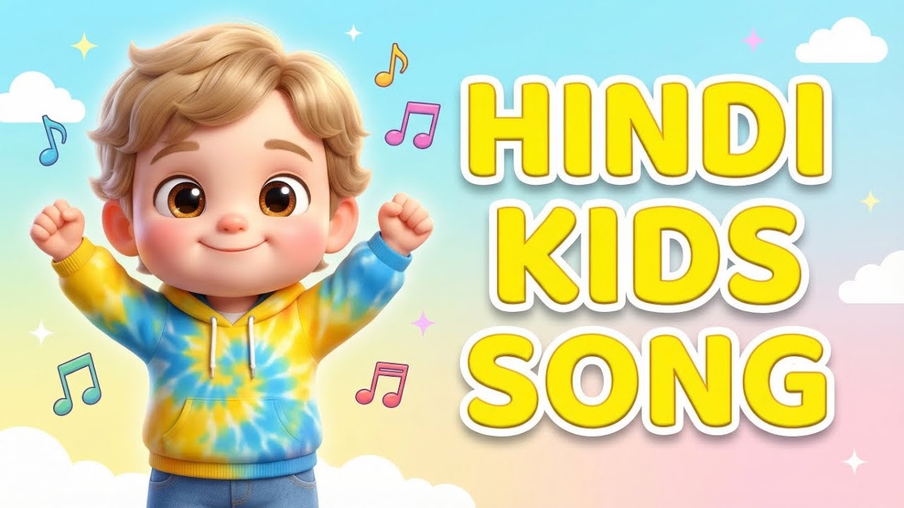 Hindi Kids Song | Fun Kids Rhymes | Rupo Kids Rhymes