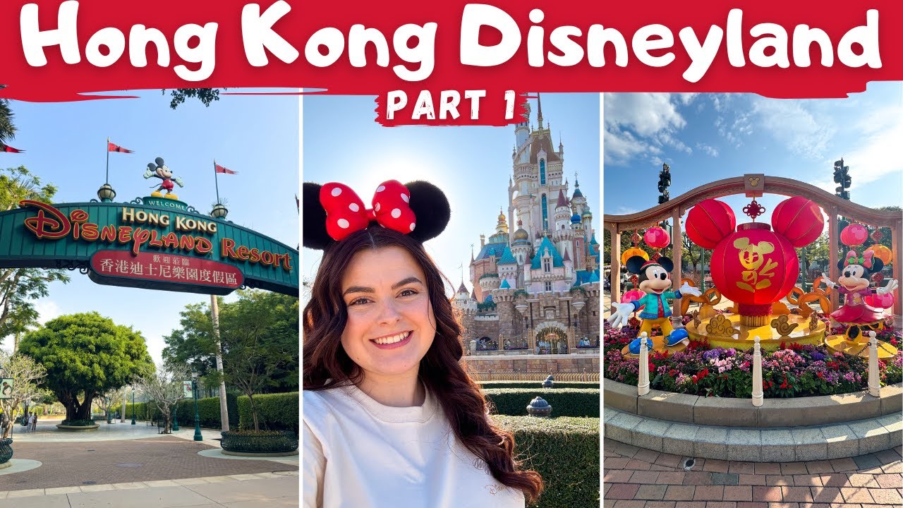 HONG KONG DISNEYLAND! PART 1: My First Visit | Celebrating Chinese New Year! | Jan 2025