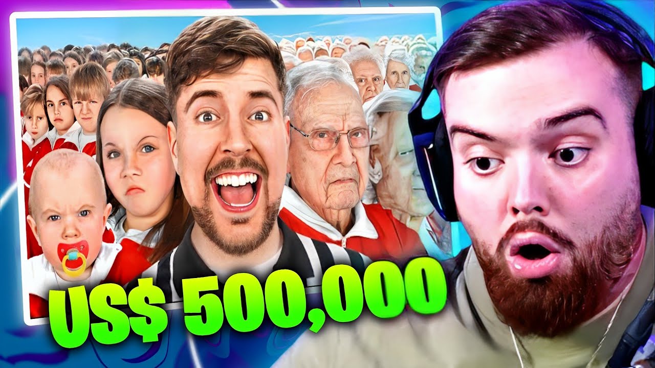 Ibai Reacciona a MrBeast - Gente de 1 a 100 Años Pelea por 500,000 Dólares