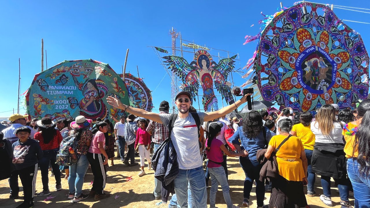 Primera vez en el festival de barriletes gigantes de Guatemala