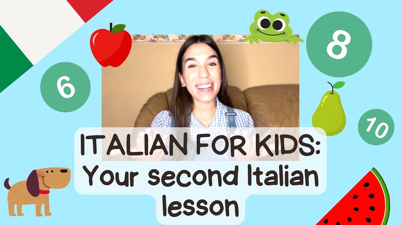 Your second Italian lesson 🇮🇹 Italian for kids