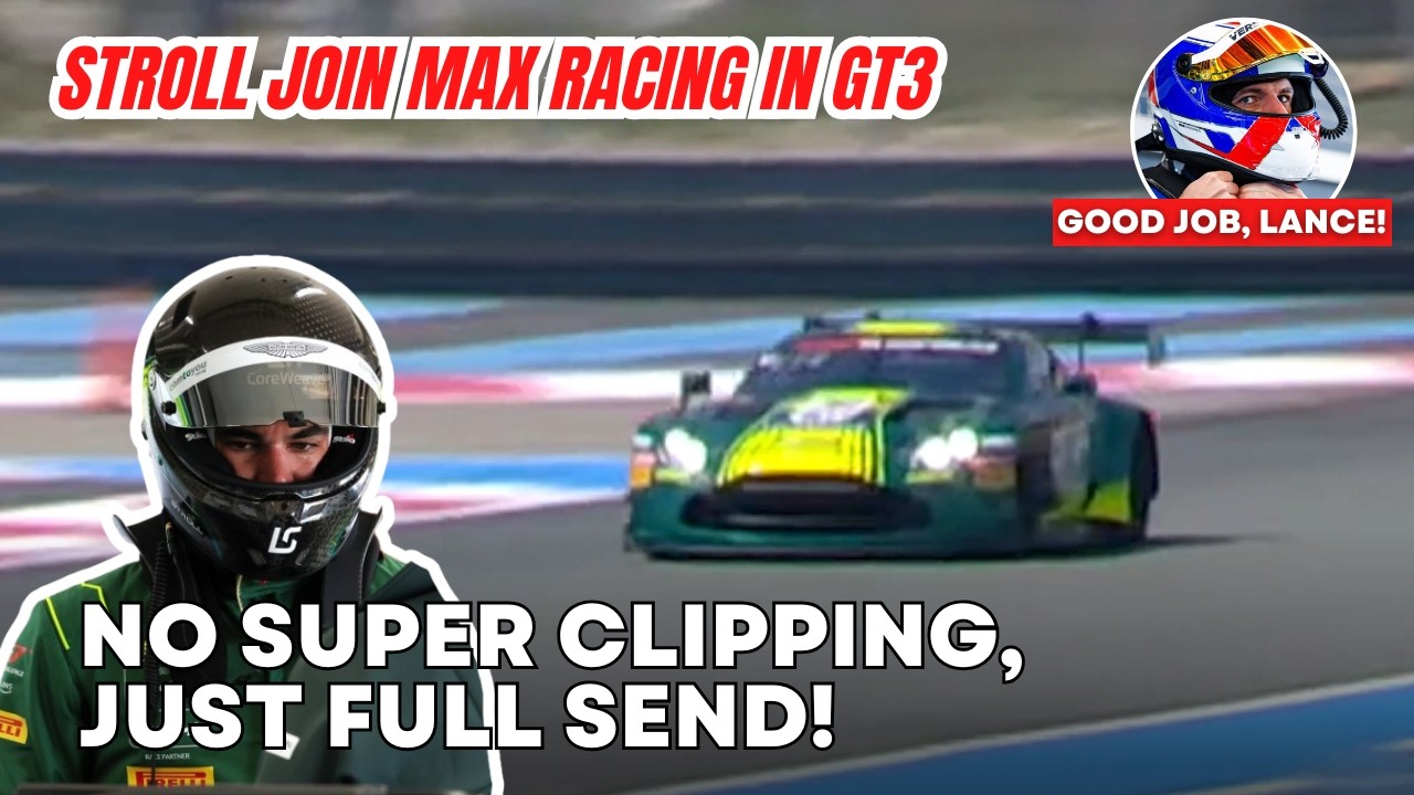 Lance Stroll Joined Max Verstappen Racing in GT3 Car in GT World Challenge Europe!