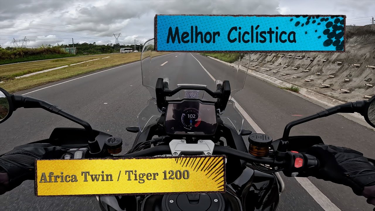 Africa Twin vs Tiger 1200: Ciclística