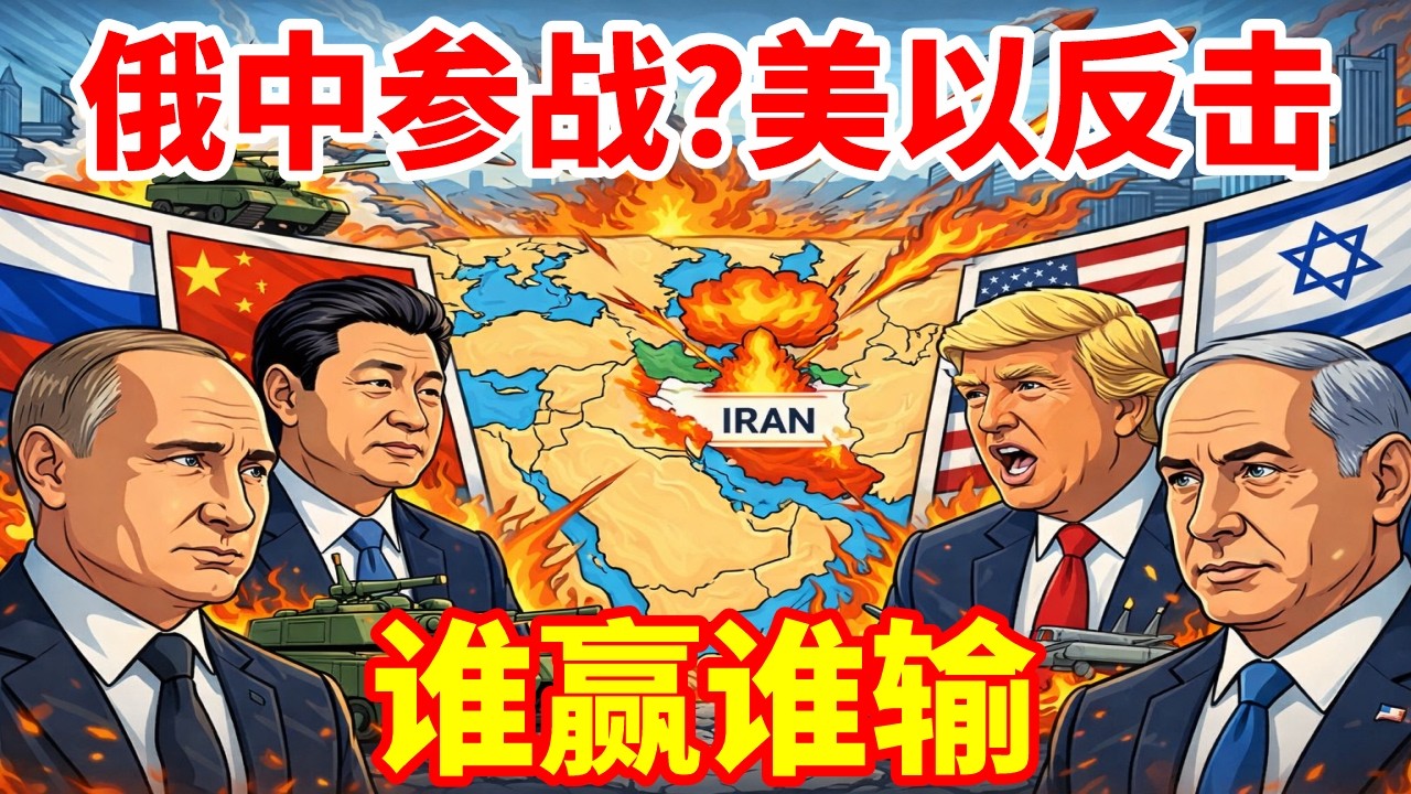 俄中是否参战？美以空袭伊朗背后，中东或引爆新一轮全球危机