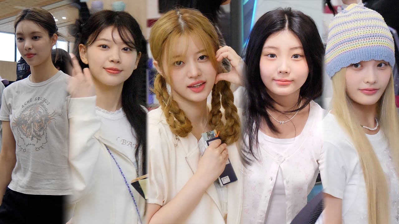 아일릿 (ILLIT) 화이트 엔젤들👼 Airpoart Departure｜김포공항 출국 240705