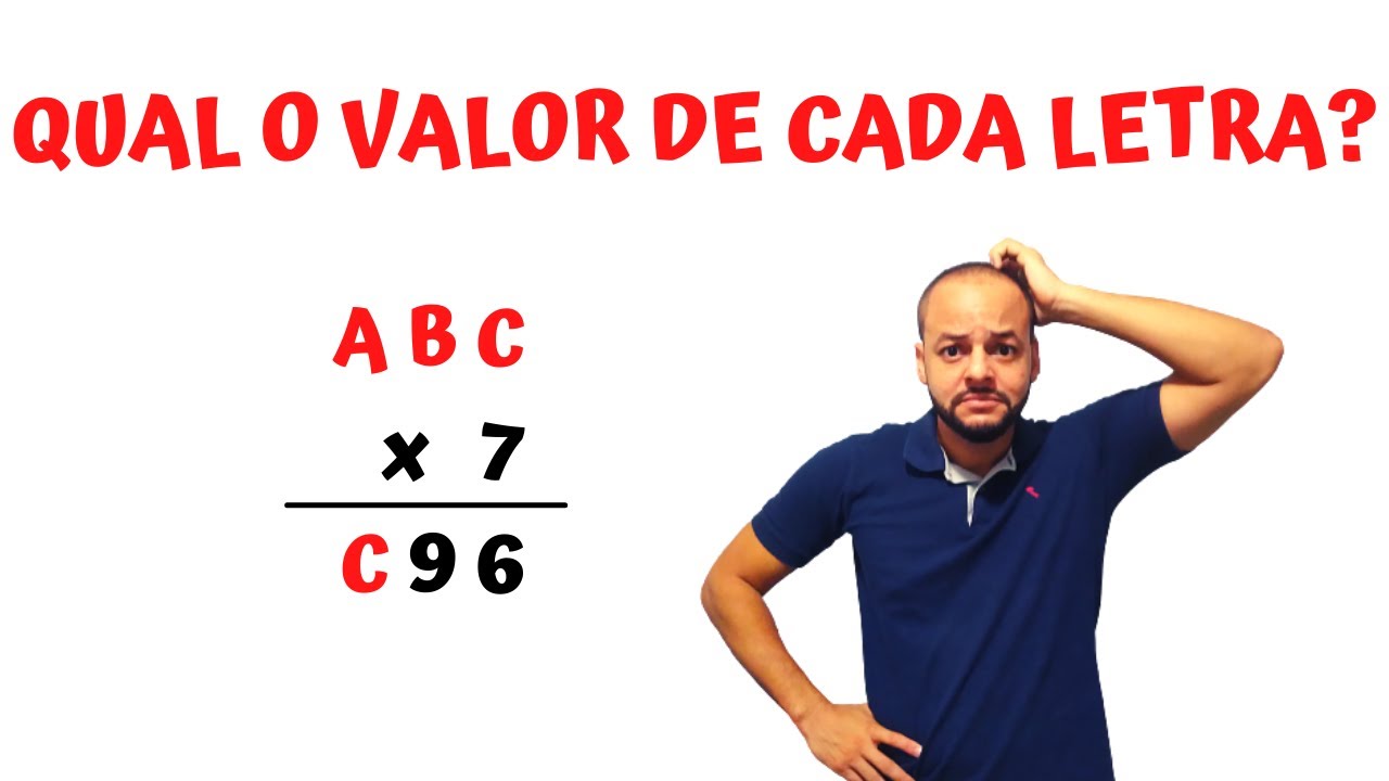 QUAL O VALOR DE CADA LETRA? 😱