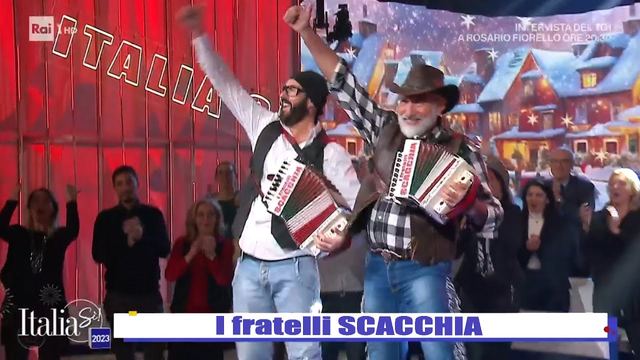 Rai 1: I fratelli SCACCHIA in TV a 