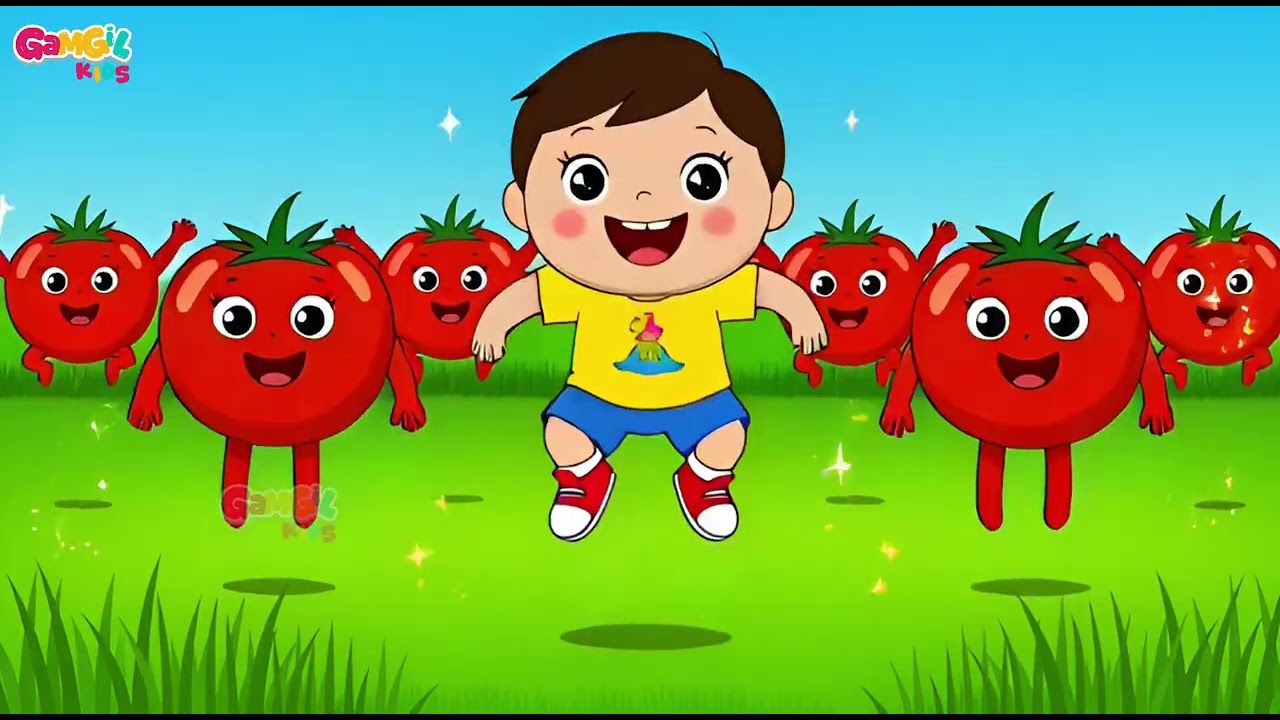 Bài Hát Quả Cà Chua 🍅 Nhạc Thiếu Nhi Sôi Động | Bài Hát Rau Củ