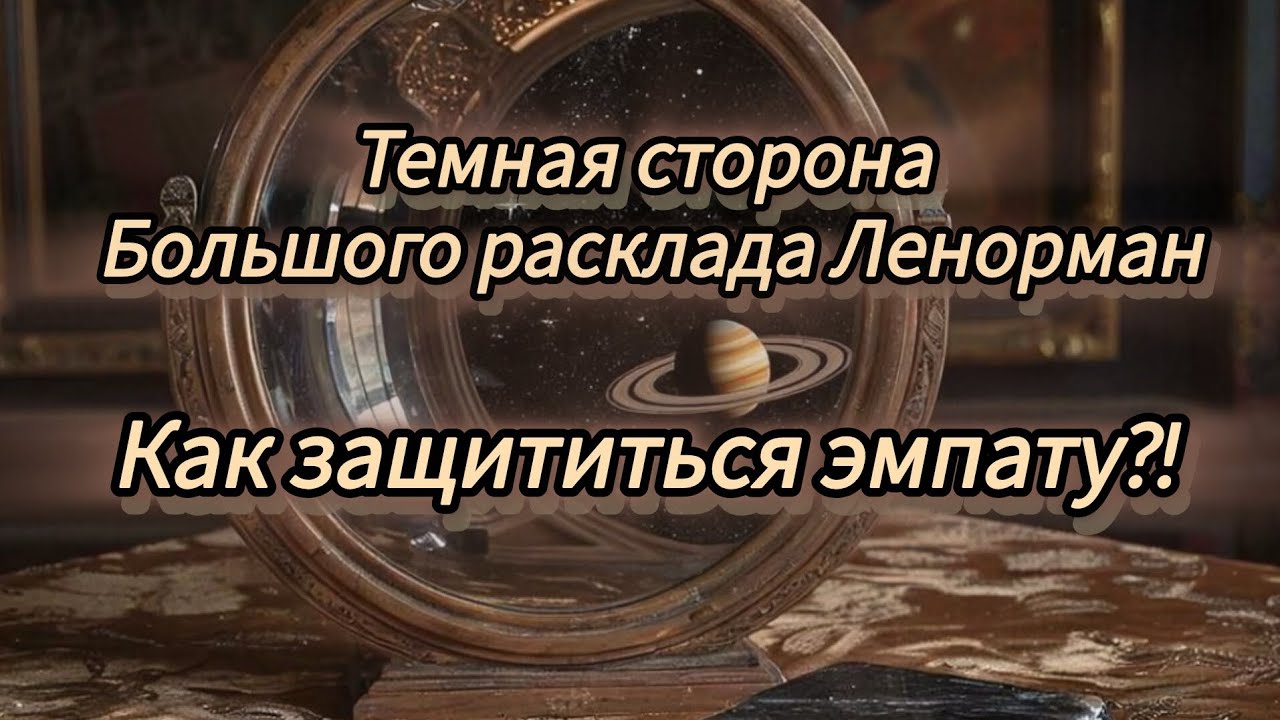 Темная сторона Большого расклада Ленорман 🐈‍⬛. Как защититься эмпату?! (Аудио формат). 