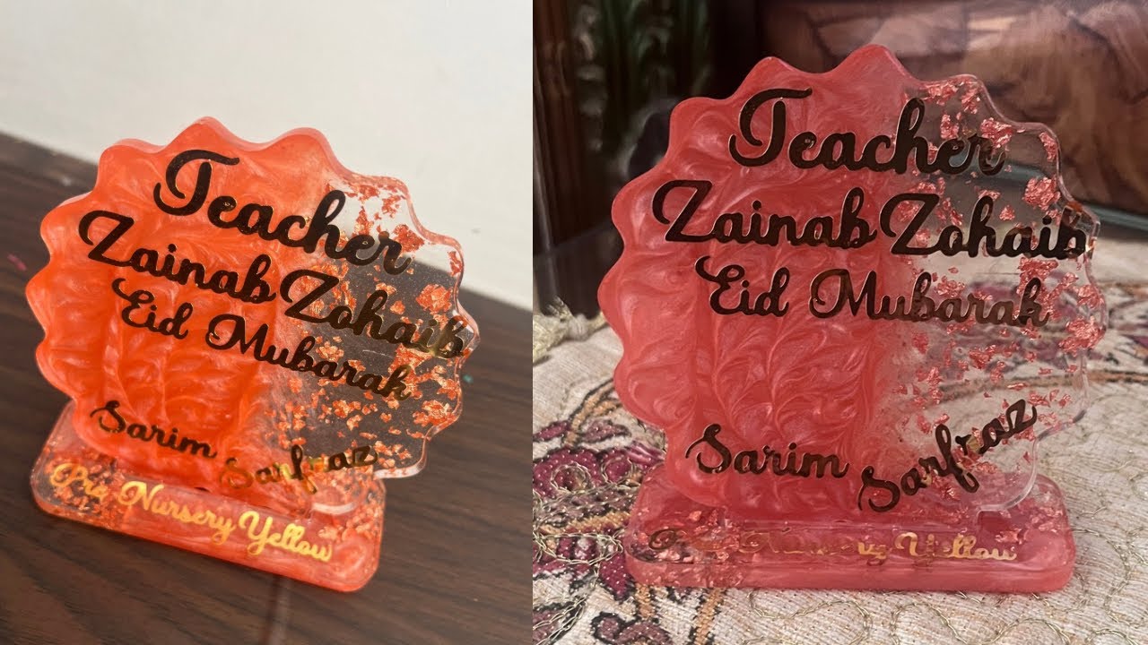 Unique Resin Eid gift 2026 / Beautiful Handmade Eid Gift Ideas