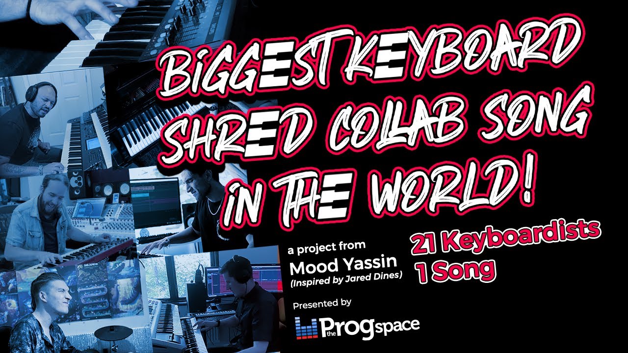 the biggest KEYBOARD shred collab song in the world