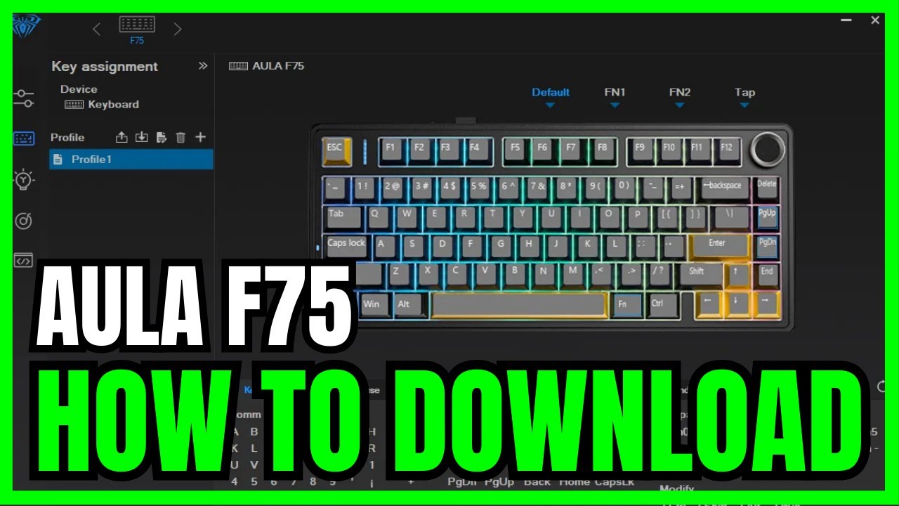 How To DOWNLOAD Aula F75 Keyboard Software (FULL GUIDE) 2026