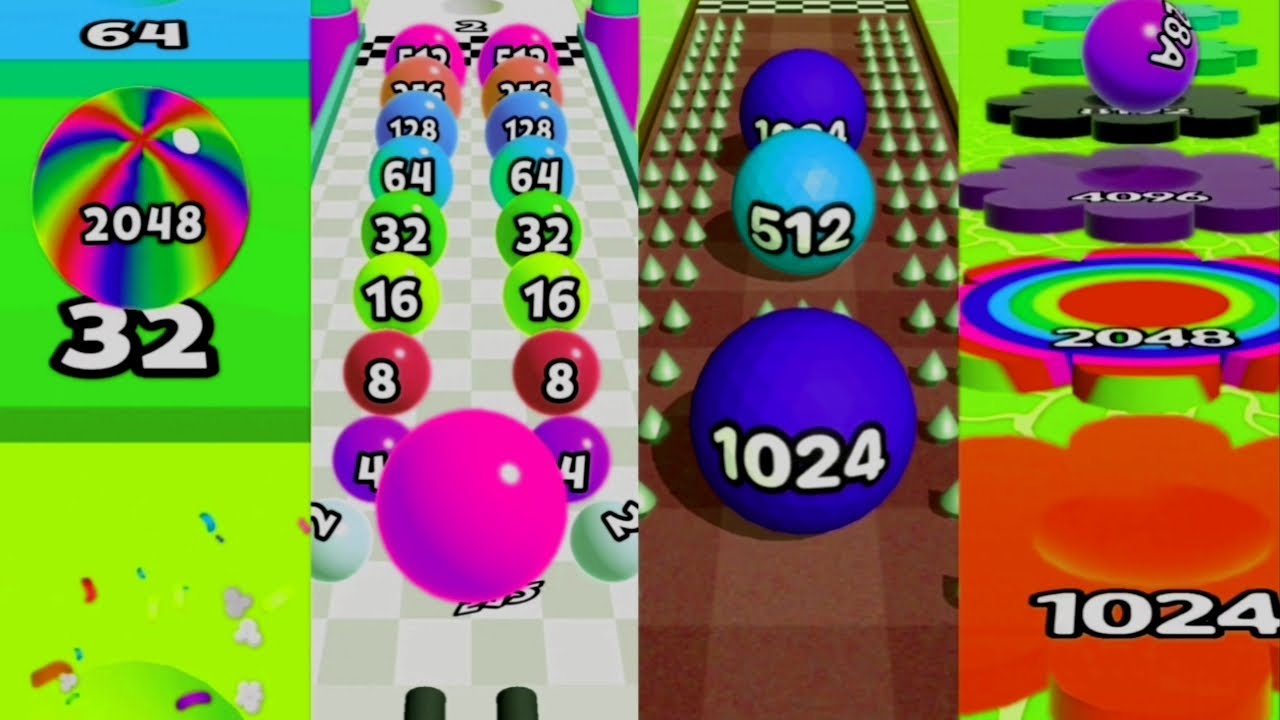 (4) 🎮⚽🏃 Ball Run 2048 Fun Merge Challenges + Other Games