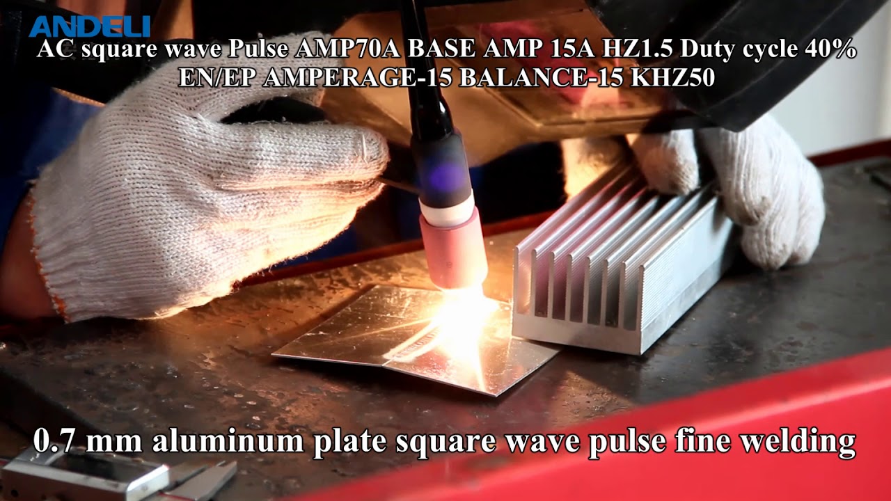 ANDELI TIG-250PAC Inverter Digital Square Wave AC DC Pulse Aluminum Alloy TIG Welding Machine