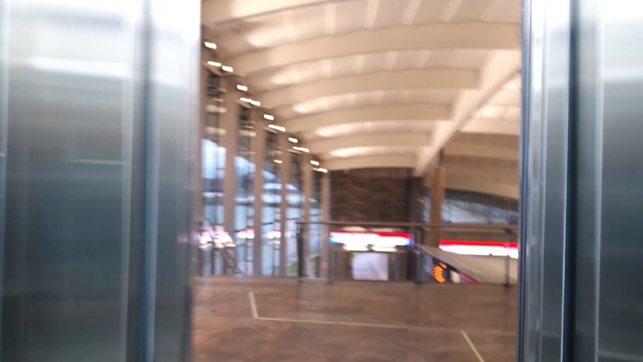 Brand new! Kone traction elevators/lifts in Koivusaari metro station, Helsinki