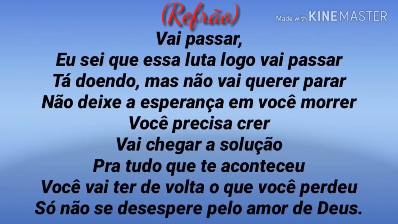 vai passar Gerson Rufino playback 1.5 abaixo