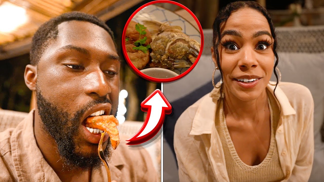 WE ATE THIS FOR THE FIRST TIME IN THAILAND!