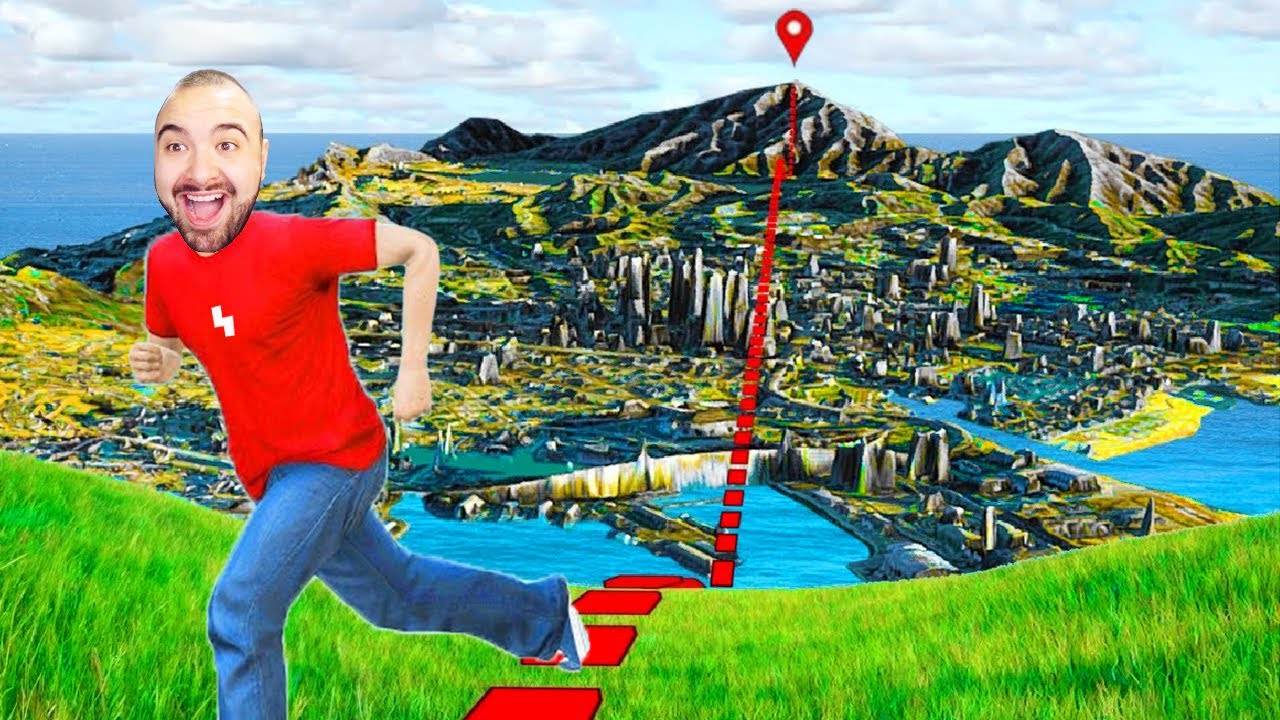 MORAMO PREĆI CIJELU GTA 5 MAPU ALI PJEŠKE!! :O *preteško*