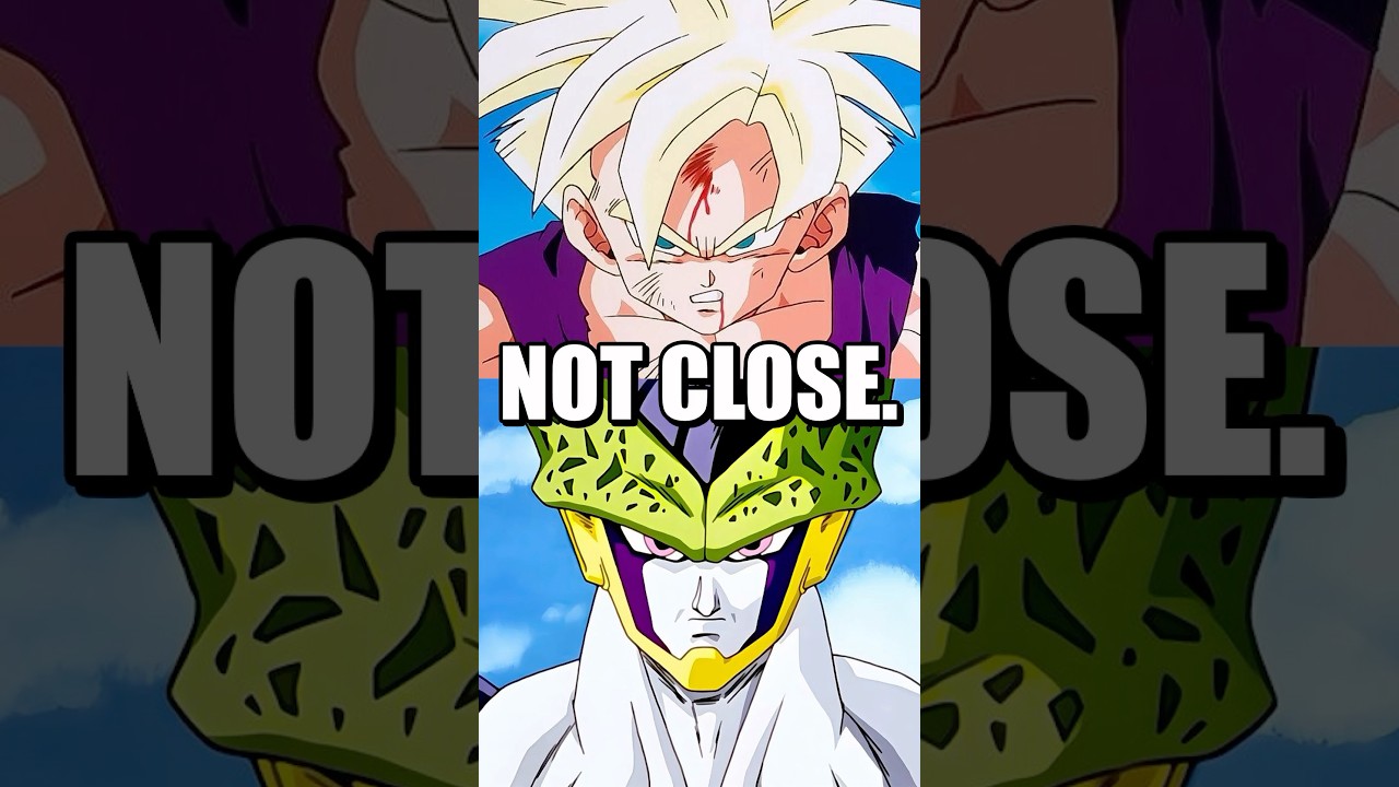 SSJ Gohan VS Perfect Cell is NOT Close.