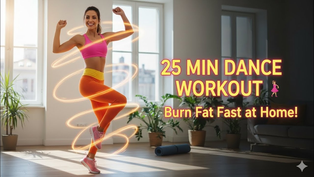 25 Minute Dance Workout At Home | Exercise To Lose Weight FAST | Zumba Class
