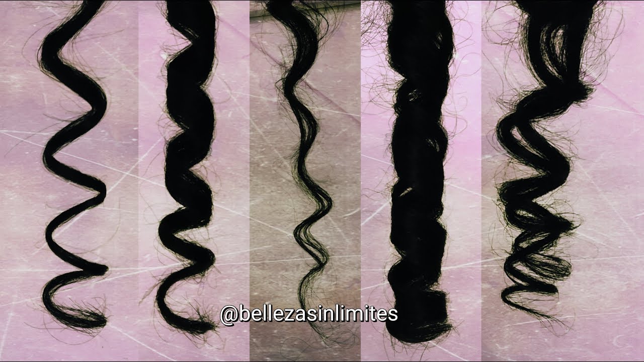 Como Hacer Diferentes Tipos de Rizos con el Rizador / Curl Types by Belleza sin Limites