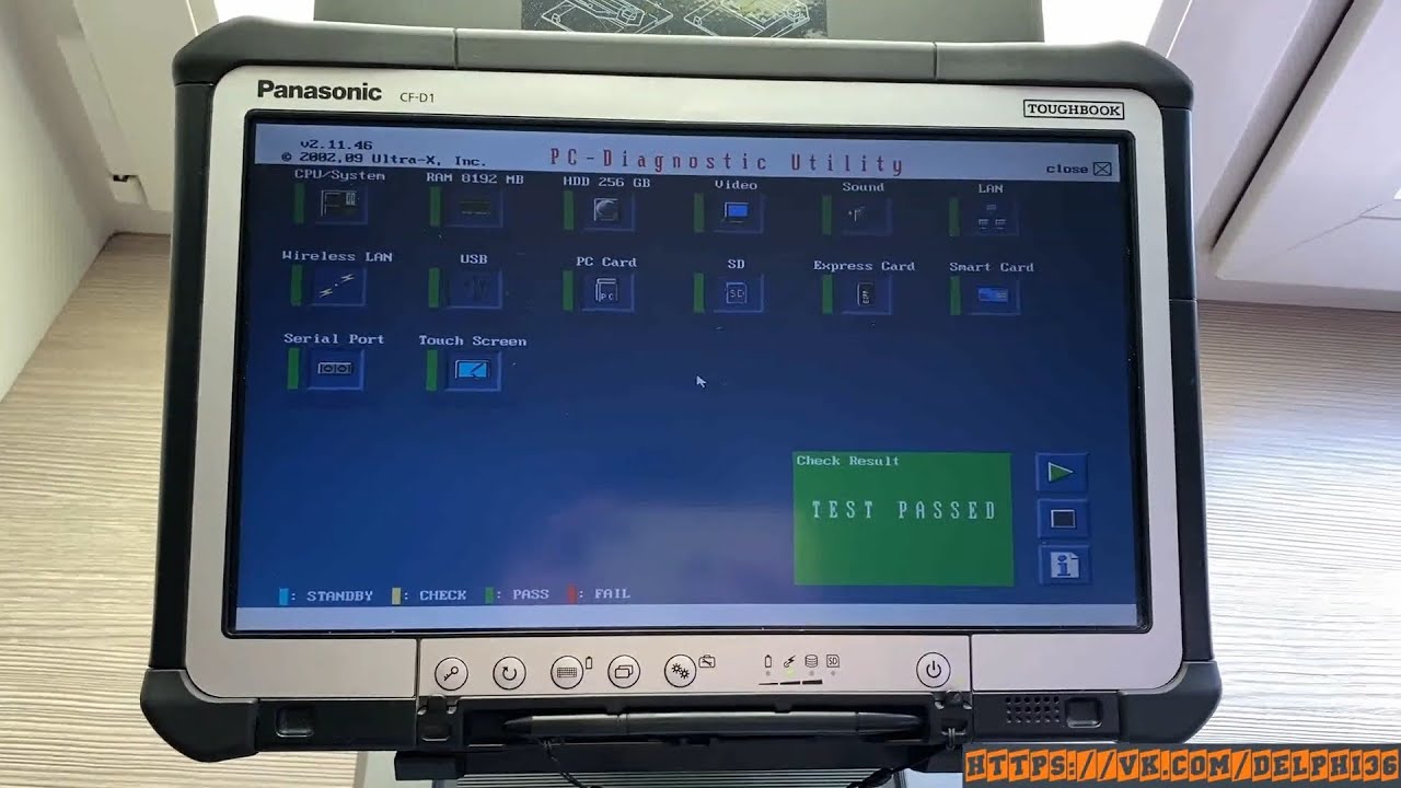 Защищенный планшет Panasonic ToughBook CF-D1 тесты, упаковка и отправка заказчику