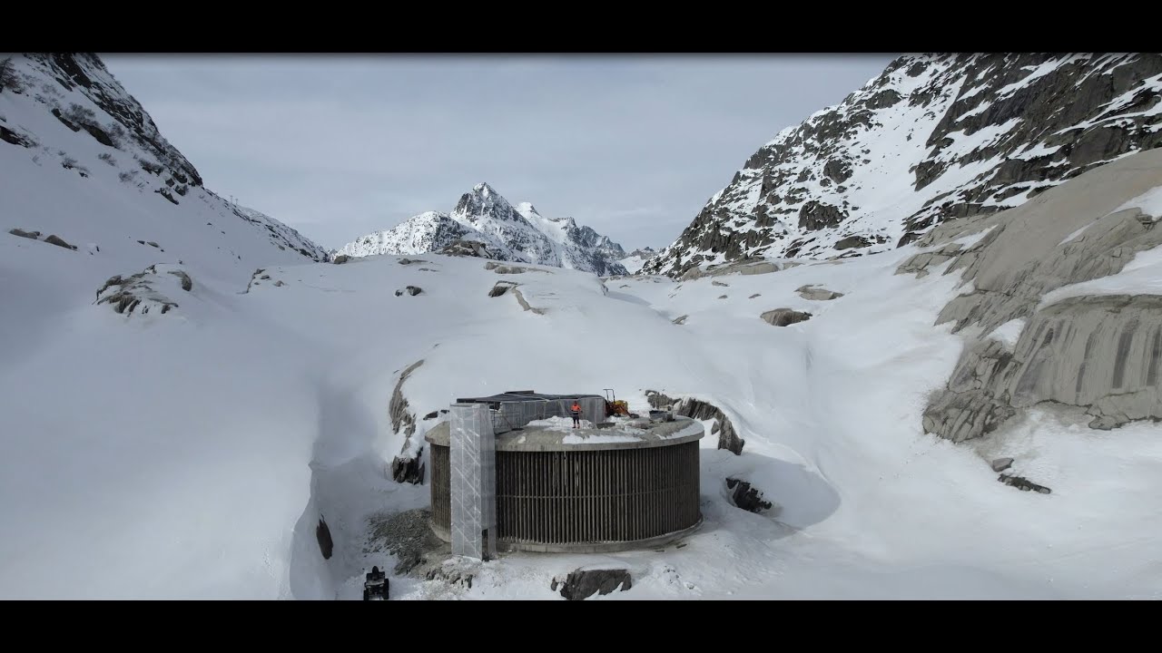 Seeabsenkung Grimselsee Winter 2024/25 - Dritter Teil