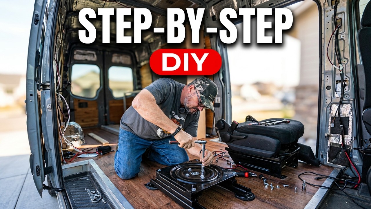 Was this a good idea? How to Install a Swivel Seat in Your Van (Step-by-Step)