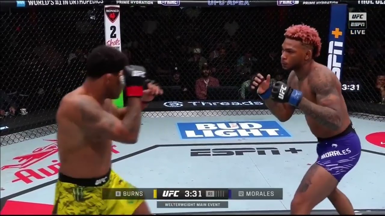 Gilbert Burns vs Michael Morales Full Fight