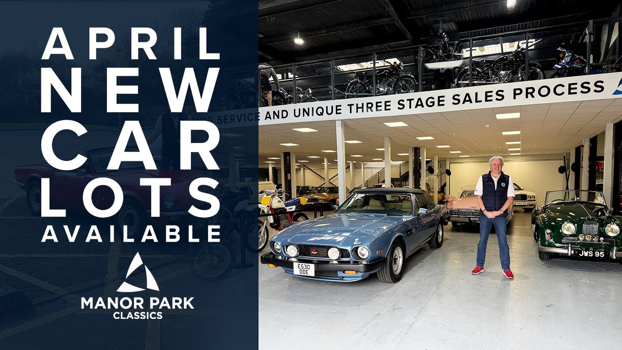Новые автомобили на продажу &mdash; апрельский аукцион в Manor Park Classics.