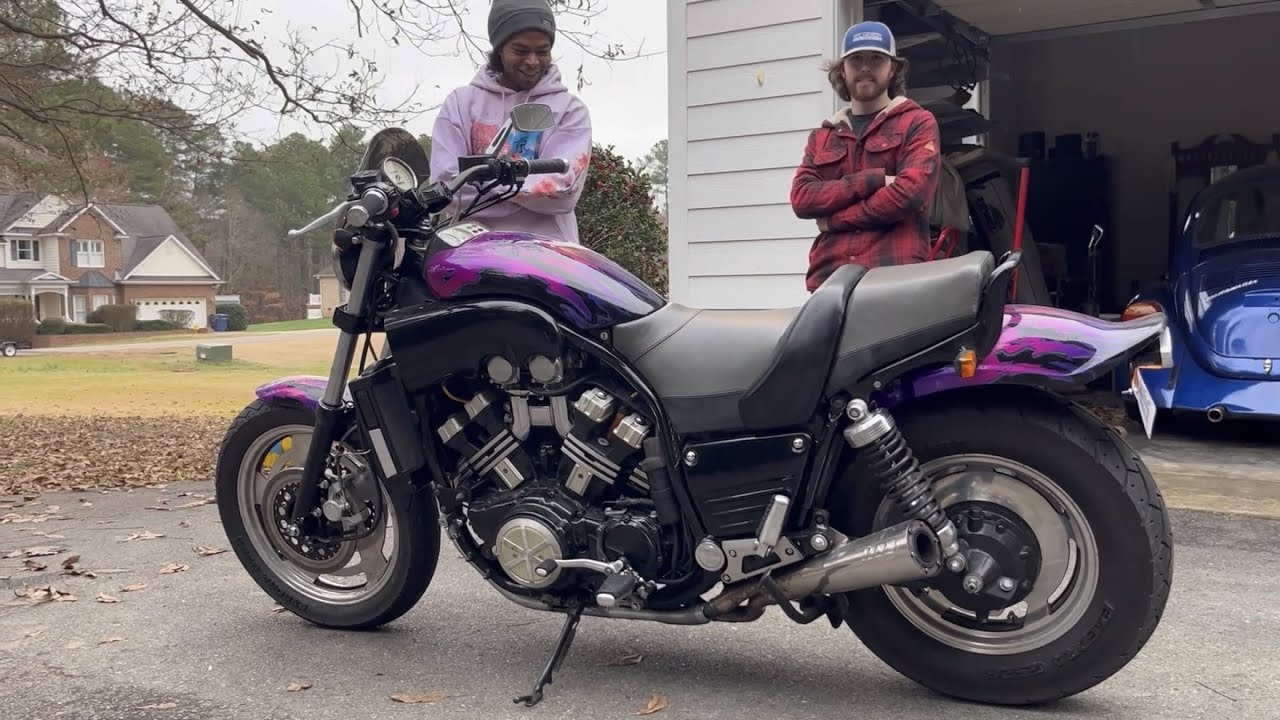 💜 Купил свой первый Muscle Cruiser Yamaha VMAX 1992 года за 2500 долларов. ЛУЧШИЙ МОТОЦИКЛ, КОГДА...